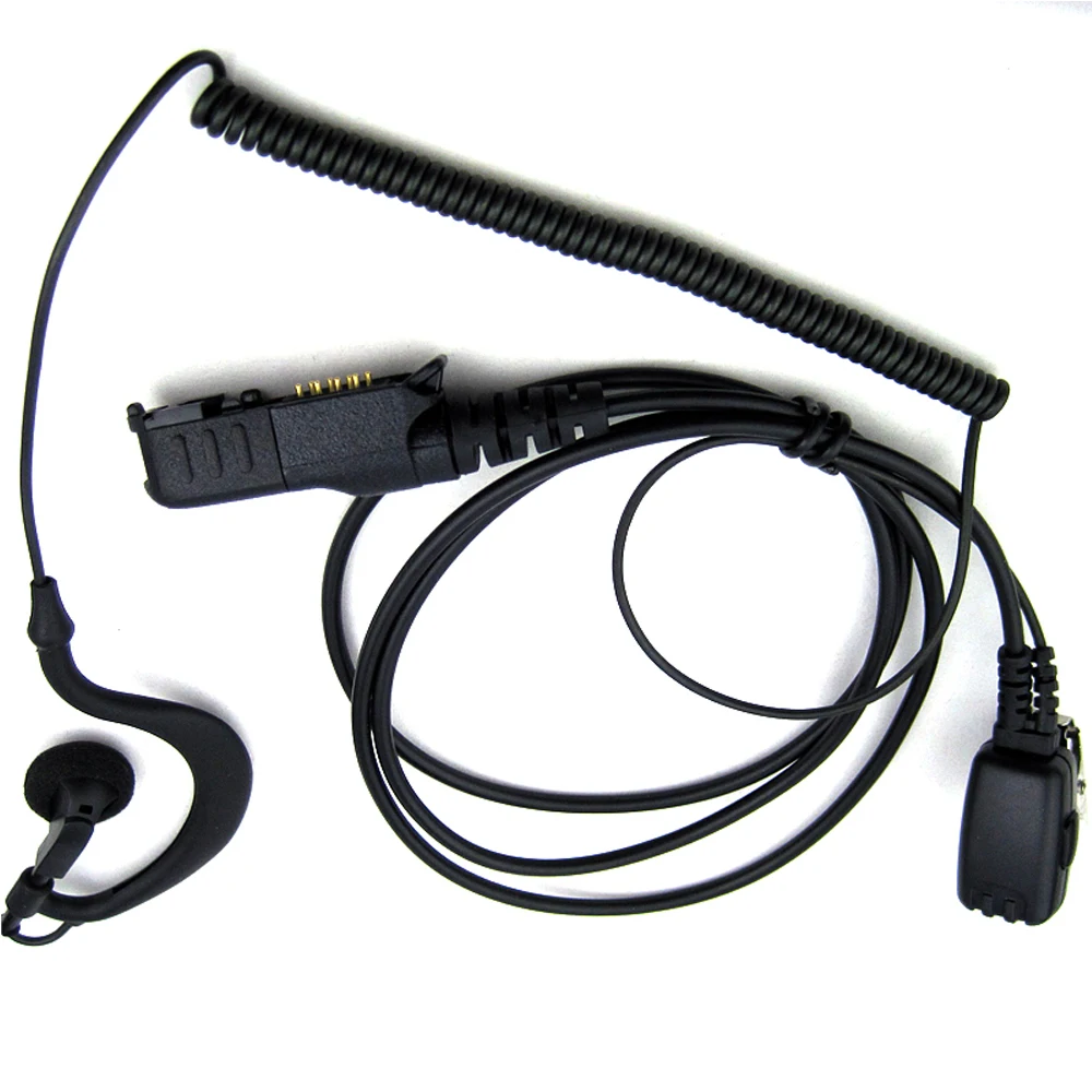 Earpiece Headset for Motorola Walkie Talkie Radio XPR3300 XPR3500 XIR P6620 E8600 XIR P8260 P6600 P8668 Radio Ear Hook Earphone