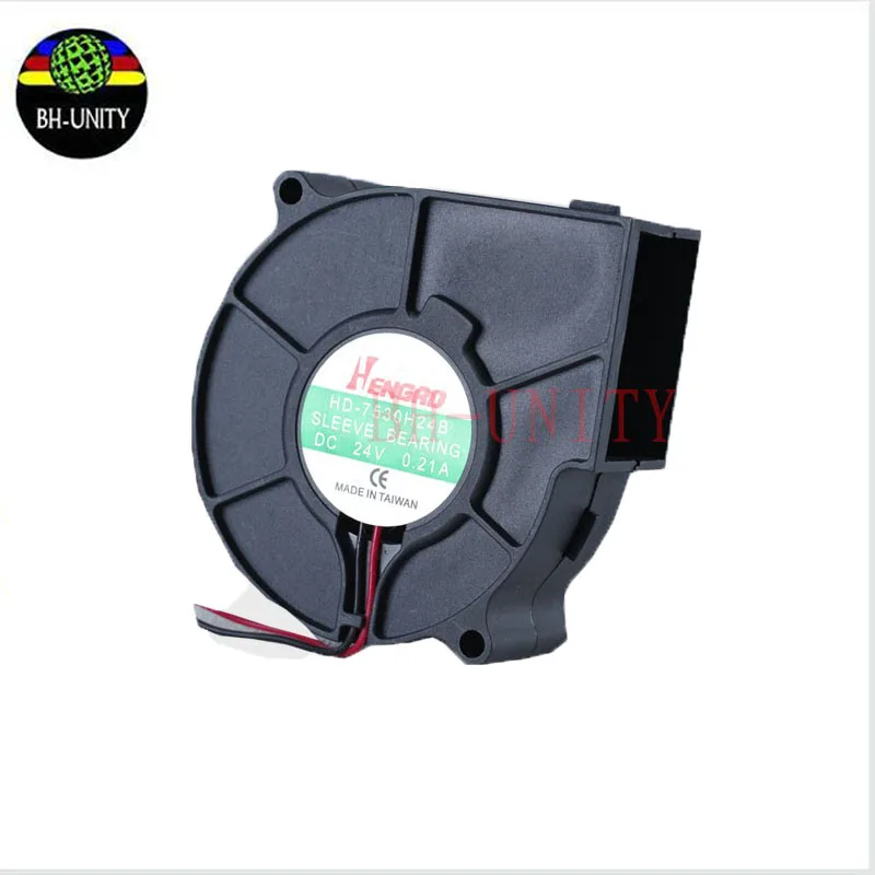 wholesale!!4 piece 24v blow radial cooling fan for solvent inkjet printer spare part