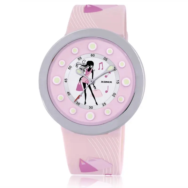 

GOLDEN Brand Women Colorful Cartoon Wristwatches Swimming Diving Waterproof 100m Relogio Quartz Casual Female Water Resistant WD