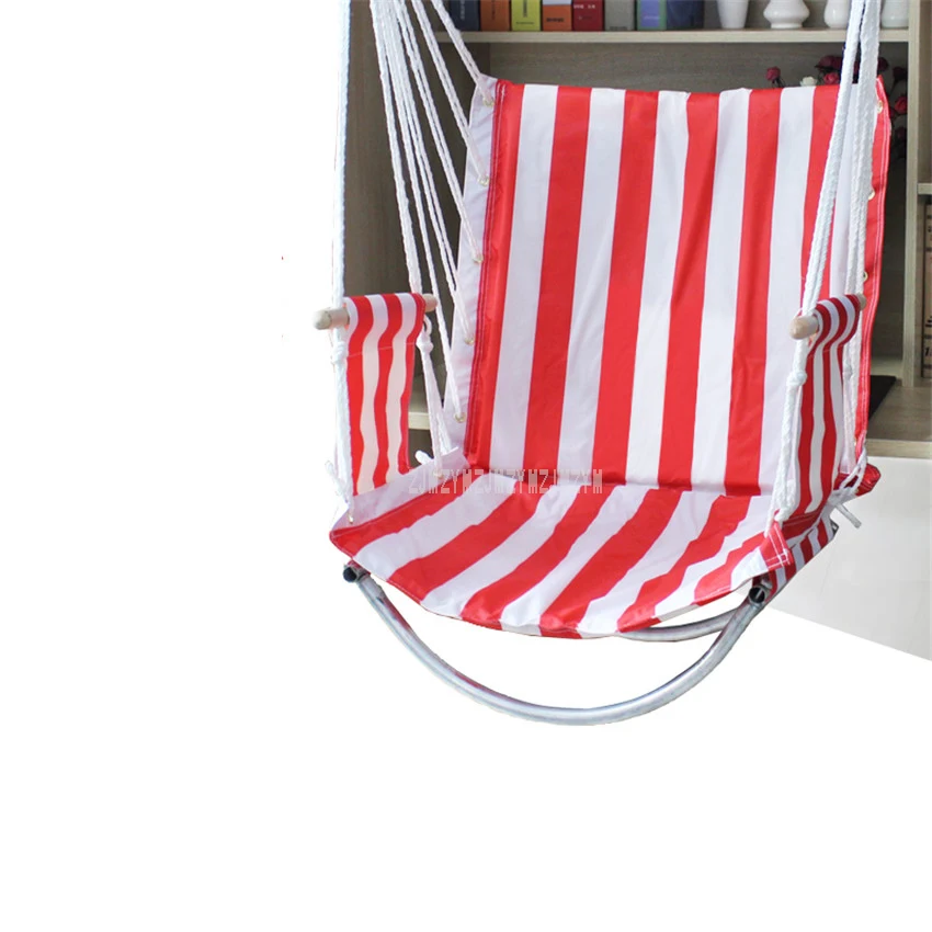 Fashion 8 Color Oxford Deluxe Hammock Garden Dormitory Bedroom Indoor Hanging Chair For Child Adult Swinging Single Safety Chair