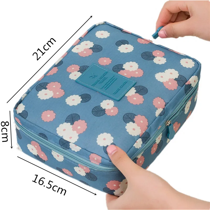 Women Cosmetic Bag Storage Organizer Bags Waterproof Portable Makeup Bag Travel Necessity Beauty Case Wash Pouch Makeup Bag