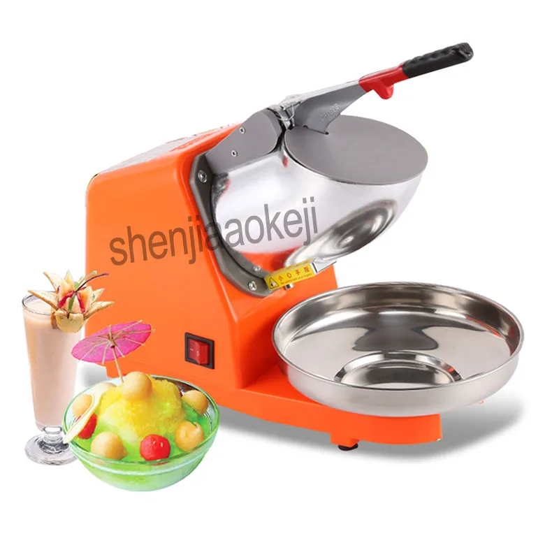 220v 380w Commercial Electric ice crusher milk tea shop restaurant sand ice shaved ice machine Household Ice crushing machine