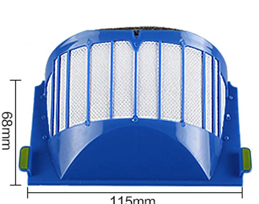 AeroVac Filtro + Spazzola per Capelli + spazzola laterale kit per iRobot Roomba Serie 600 595 601 602 615 651 620 630 650 655 660 664 690