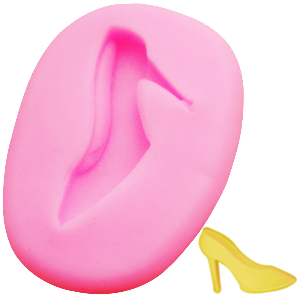 Fairy Princess SlipperSilicone Kitchen Molds for Handicrafts Fondant Sweet Cookie Baking Supplies Table Decorations Pastry Party