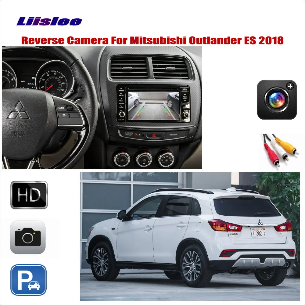 

For Mitsubishi Outlander ES 2018-2024 Car Parking Rear View Camera Reverse CAM Connect The Original Factory Screen Accessories