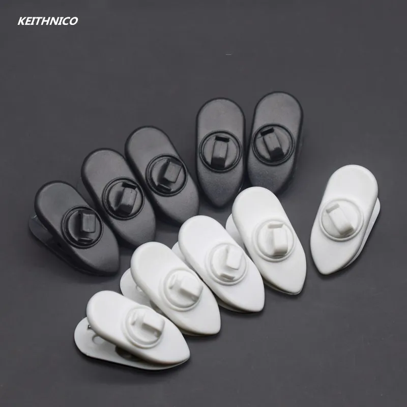 Clip de collier de câble d'écouteur, 15 pièces, support de pince à pince pour casque d'écoute, Clip de revers de fil