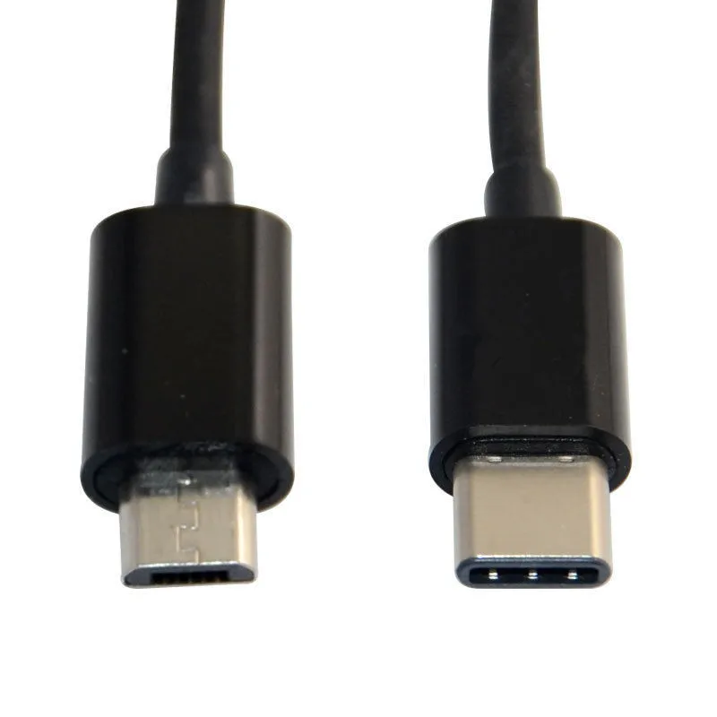 Usb2.0 Micro Usb ชาย Usb-C Usb3.1ประเภท-C ชายสาย0.25M 25ซม.