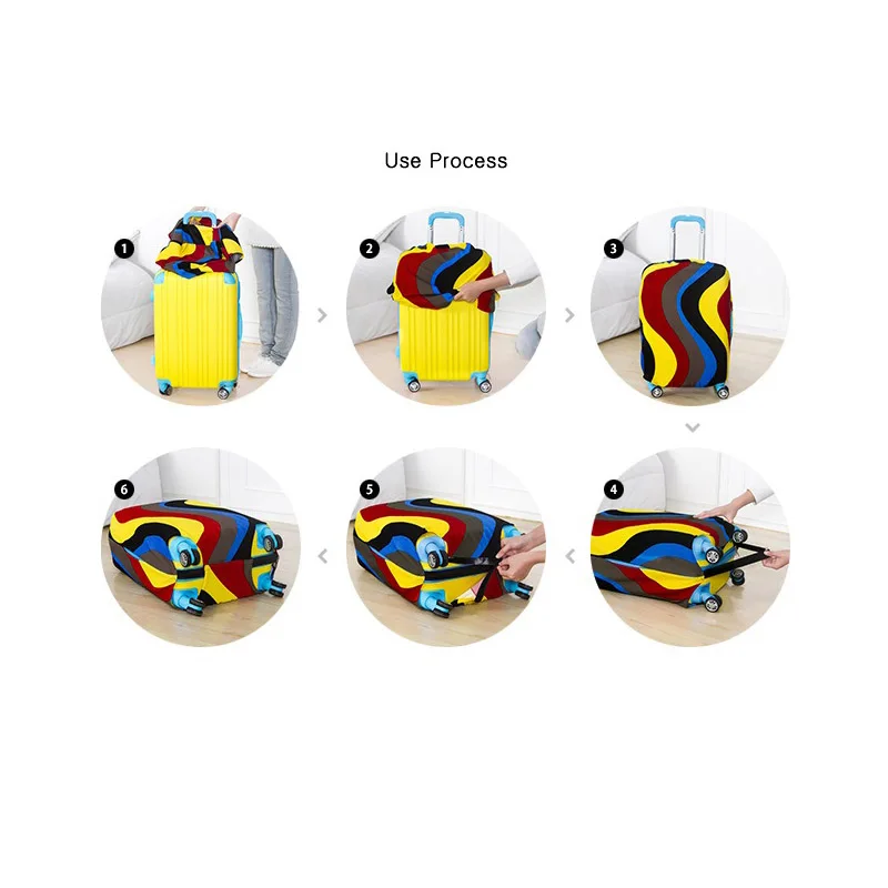 Luggage Protective Covers Elastic Trolley Travel Suitcase Bags Cases For 18 to 30 Inches Accessories Travel Products