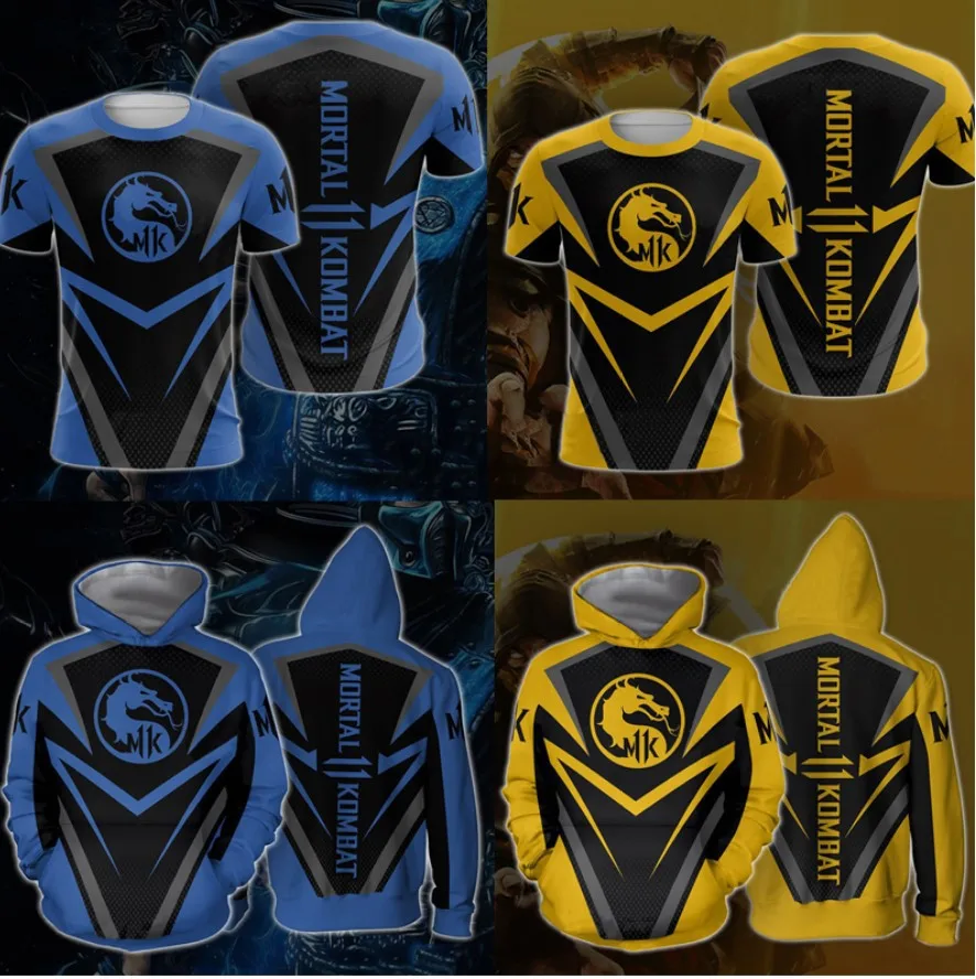 

Mortal Kombat X Sub-Zero Scorpion T-shirt Cosplay Costume Men Women Zip-up Hoodies Sweatshirts Mortal Kombat Hoodies Jackets