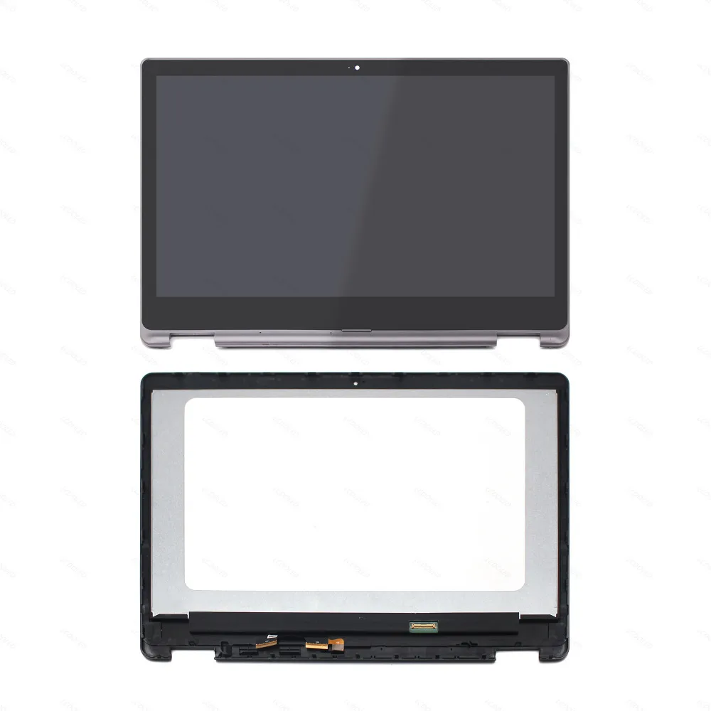 

15.6" Touch Glass Digitizer LCD Display Screen Panel Assembly +Bezel for Acer Aspire R 15 R5-571T R5-571TG Series 6M.GCCN5.001