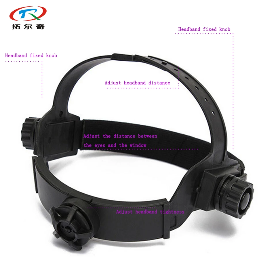 Headband Replacement headgear Auto Darkening Welding Helmet mask Head holder Welding Mask Accessories PP headwear TRQ-H