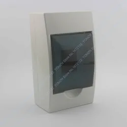 2 - 4 ways Plastic distribution box for circuit breaker indoor on the wall