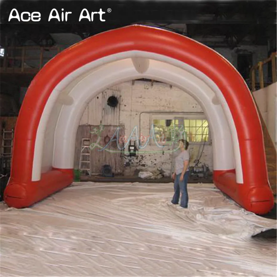 Quick Set Up Tunnel Tent Inflatable Car Cover Garage Marquee Shelter Booth without Curtains and Base Tubes for Sale