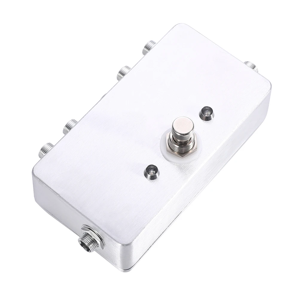 Foot Switch AB Box Pedal Silver Looper Effect Pedals For Electric Guitar Pedal Parts