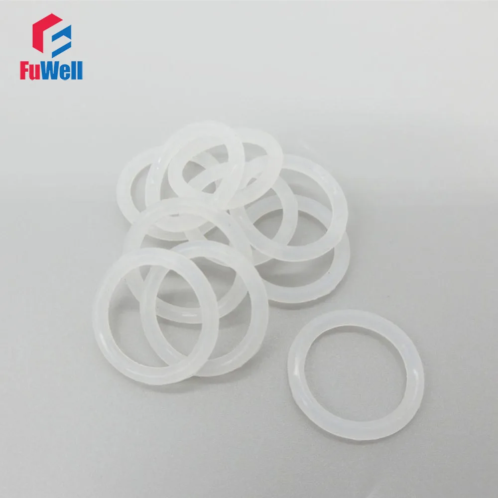 

White Silicon O-ring Gasket Food Grade 3.5mm Thickness 12/13/14/15/16/17/18/19/20/21/22mm OD Rubber Rings Seals Gasket Washer