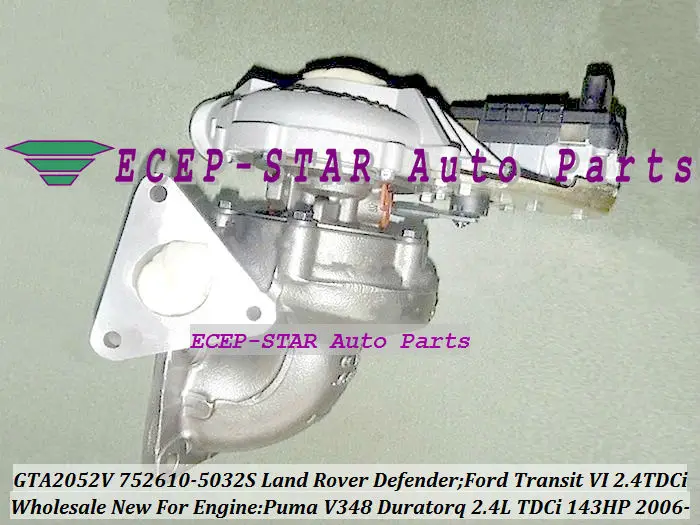 GTA2052V 752610 752610-5015S 6C1Q6K682EE 3C1Q6K682FA 1355059 Turbo For Land-Rover Defender For Ford Transit 6 For Puma Duratorq