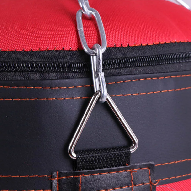 Punch Sandbag Durable Boxing Heavy Punch Bag With Metal Chain Hook Carabiner Fitness Training Hook Kick Fight Karate Taekwondo