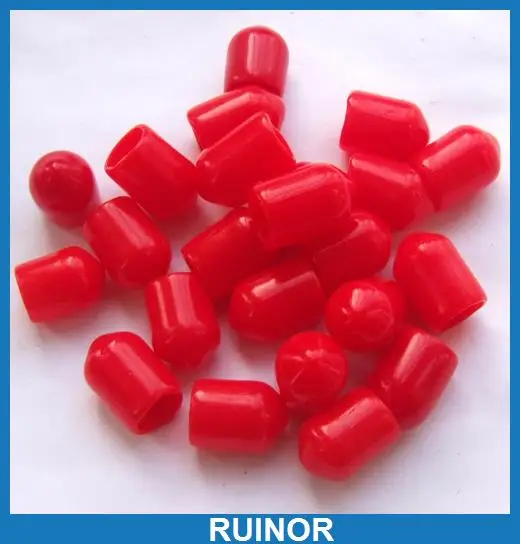 1000pcs/lot  Plastic Covers Dust Cap Red for RF SMA Female Connector