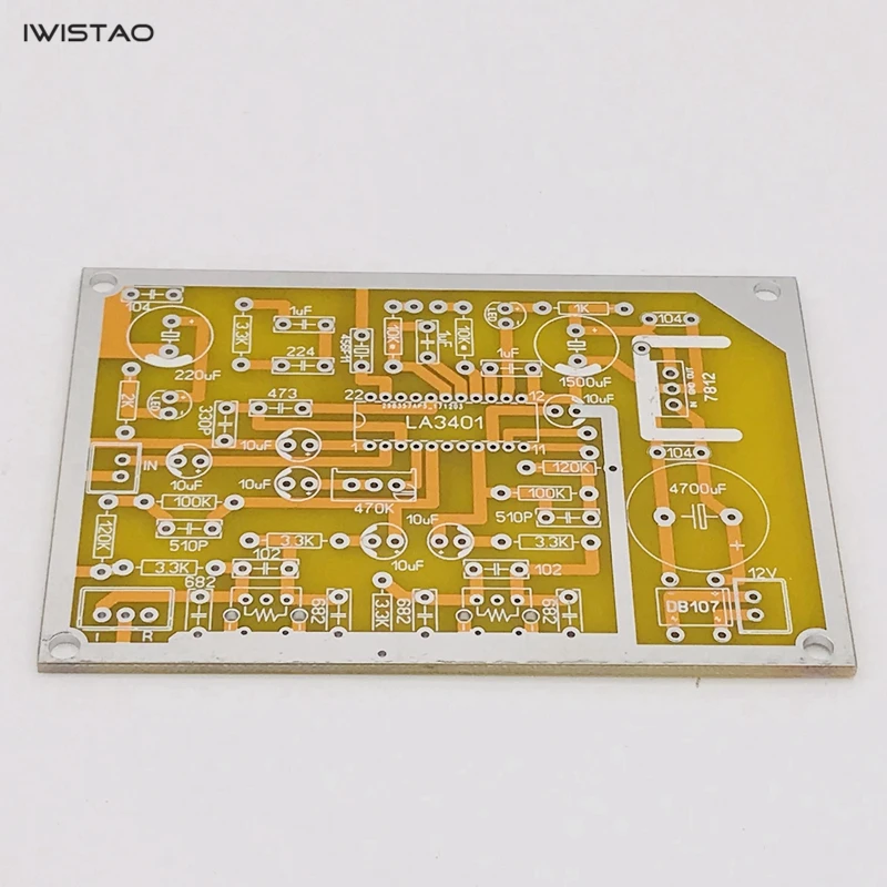 IWISTAO FM Одиночная плата декодирования моно к стерео LA3401 для усилителя промежуточной частоты HIFI аудио DIY