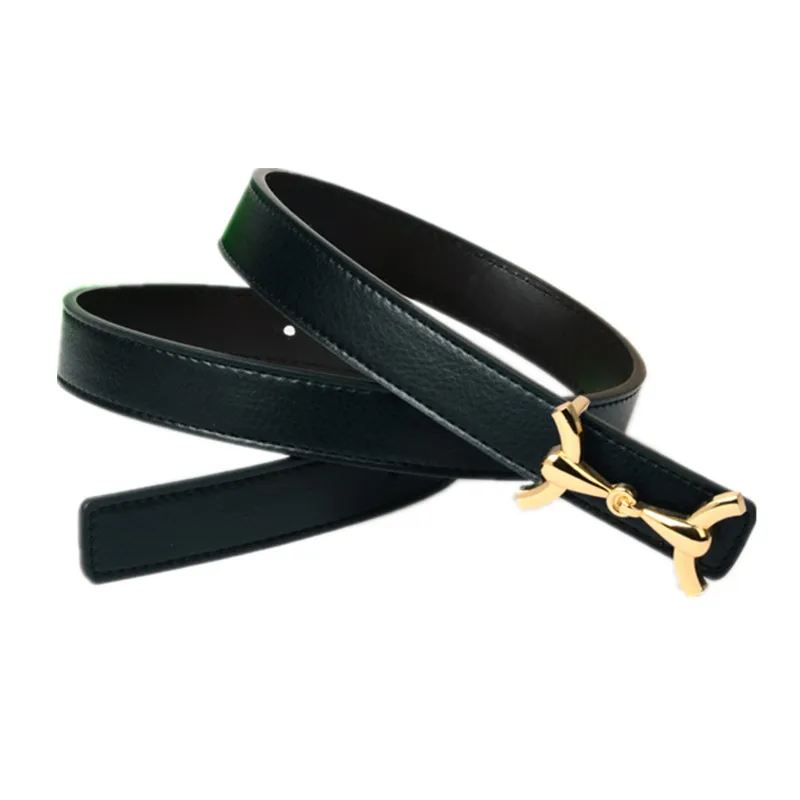 Faux Leather H buckle Women Belt Casual Solid Orange Black Brown White Blue Red Pink Female Small Belts Wholesale Strap