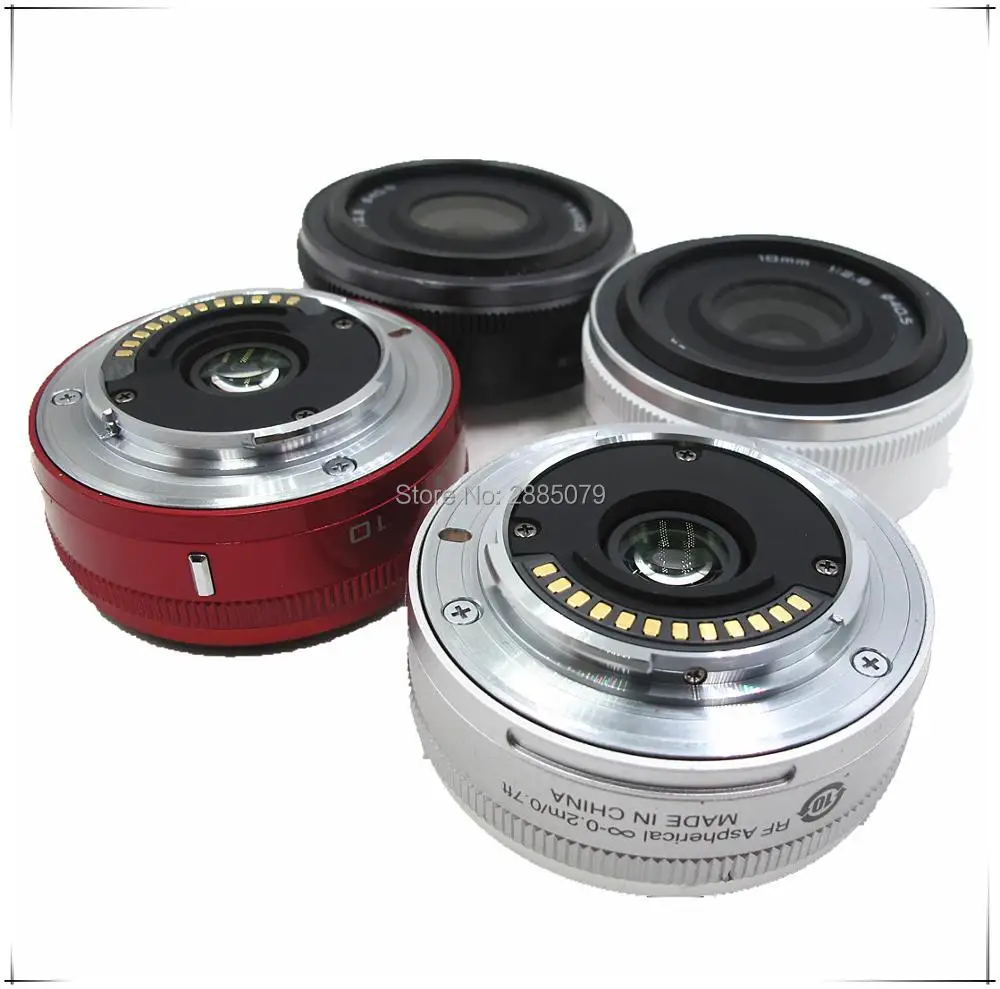 95%new 10mm lens For Nikon 1 NIKKOR 10mm F/2.8 Lens Unit White