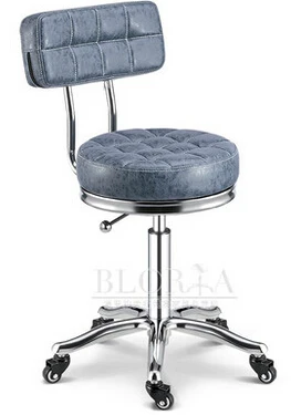 The new hair salon hair master chair. Master stool. Bring back. Small office chair fashion