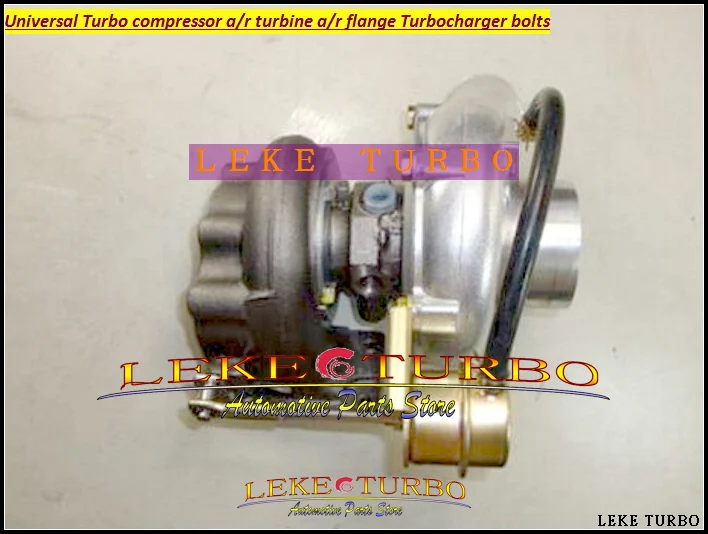 Universal Turbo GT2860-3 Compressor AR 0.60 Turbine AR 0.86 5-bolt Journal bearing T25 flange Internal Wastegate Turbocharger