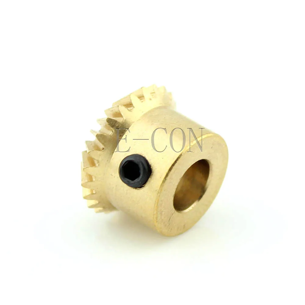 1pcs 0.5M 24T Metal Umbrella Tooth Bevel Gear Helical Motor Gear 24 Tooth 4mm/5mm Bore 3mm Width