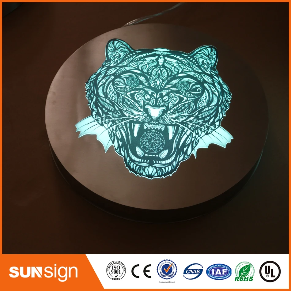 LED akrylowy znak litera z kaseton LED