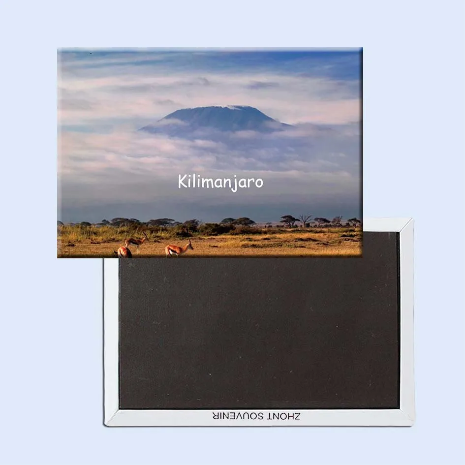 

SOUVEMAG Kilimanjaro-tanzania Travel Refrigerator Magnets 21125,Souvenirs of Worldwide Tourist Landscape