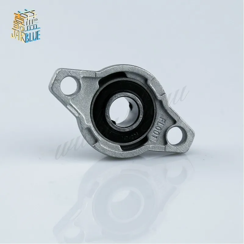 1pcs KFL08 8mm Mounted Block Cast Housing Self-aligning Pillow Bearing Flange Rhombic Bearings