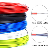 3m 4mm/5mm Bicycle Brake Cables Line Pipe Bike Shifters Derailleur Cable MTB Road Bike Shift Cable Wire Pipe High quality 6Color