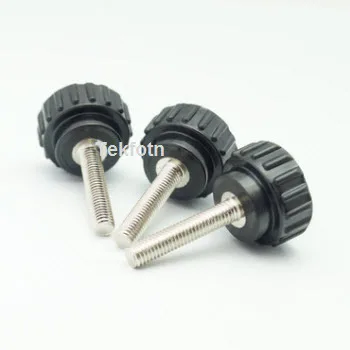 

TF01005 -- Bakelite Black Knurled Grip Knob M6 /M5