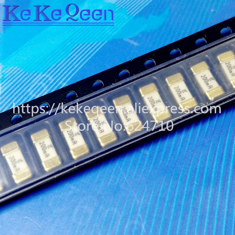 50PCS/LOT 0451.200MRL 0451.200 1808 0.2A 125V 2410(6125) 200MA SMD SMT PTC Resettable Fuse origin new