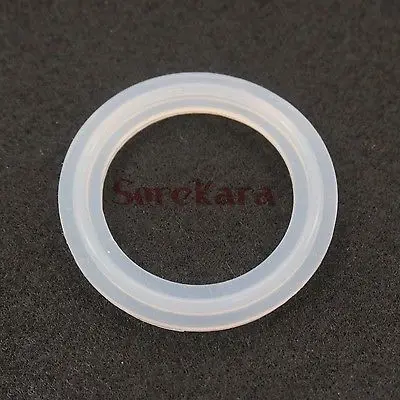 LOT 5 19x50.5mm I/D x Fits Ferrule O/D Sanitary Tri Clamp Ferrule Silicon Sealing Gasket Ring Washer