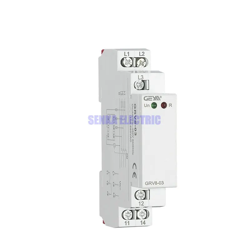 

3 Phase Power Control Relays Phase Sequence Failure Protection Monitoring Relay