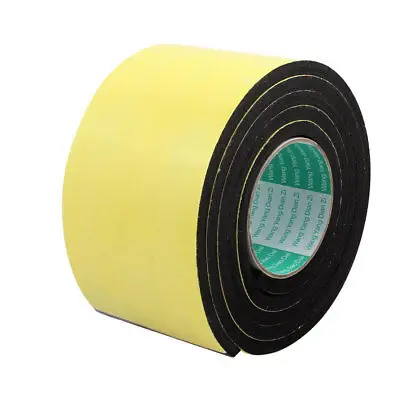 100mm Width 8mm Thickness EVA Single Side Sponge Foam Tape 2 Meters Length