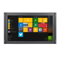 13.3 Inch 1920*1080P HD Open Frame Resistive/Capacitive Touch Screen Monitor Laptop VESA/Wall Mounted  With VGA HDMI Interface