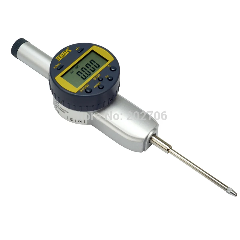 Terma brand 50mm 0.001mm digital indicator micron electronic indicator 0-50mm