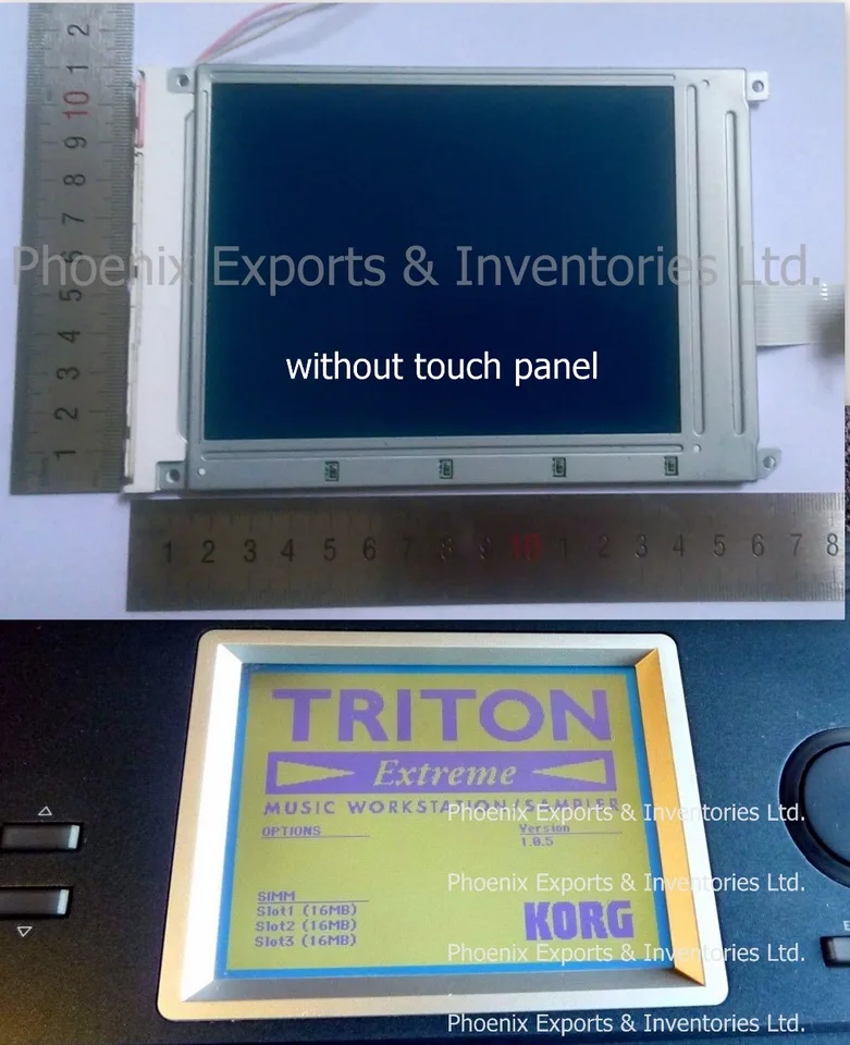 Korg Triton EX Extreme EX61 EX76 EX88 D16XD D32XD用LCDスクリーン