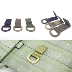 1PC High Strength Nylon Molle Ribbon Hook Clip EDC Outdooor Tactical Backpack Belt Webbing Strap Hanging Buckle Quick Hook