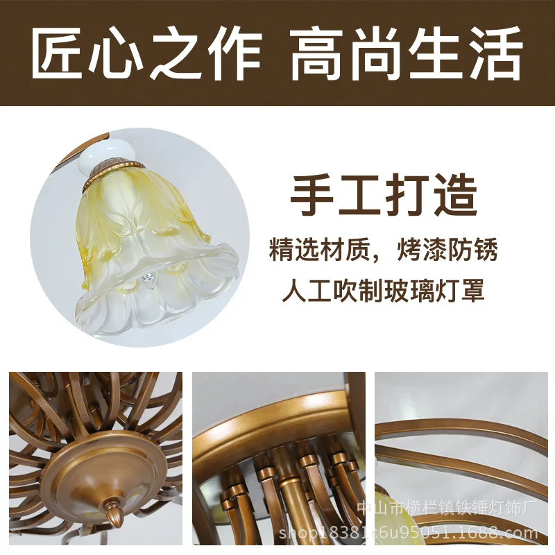 Factory Direct Selling American LED Ceiling Lamps Simple Ideas Simple Bedroom Dining Room Living Room Light LED Ceiling Lamps