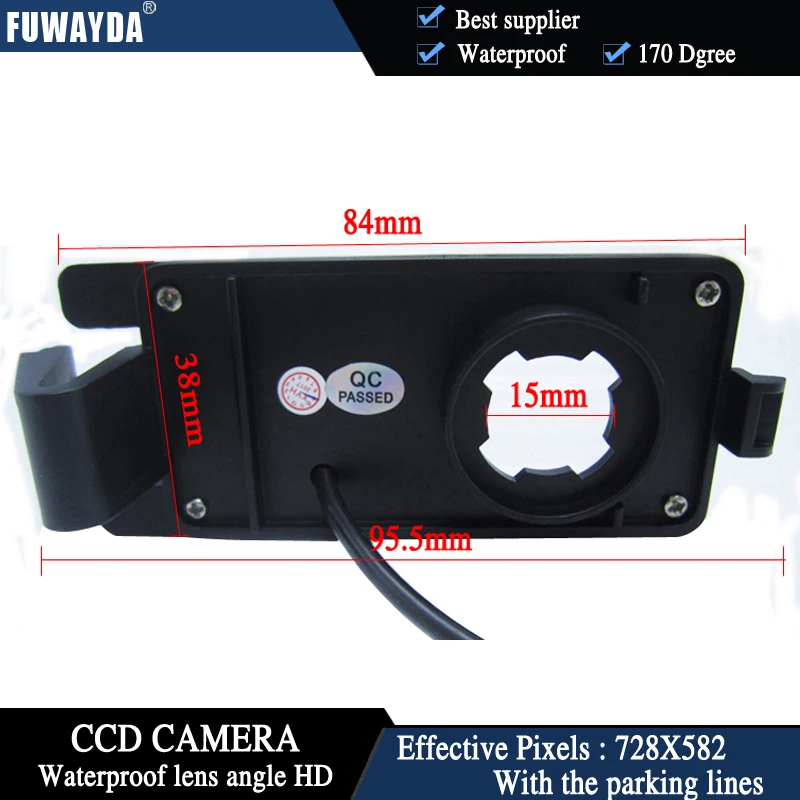 FUWAYDA CCD Car Rear View Camera for Nissan Livina Pulsar Versa Sentra Fairlady350Z370Z Skyline+4.3 Inch rearview Mirror Monitor