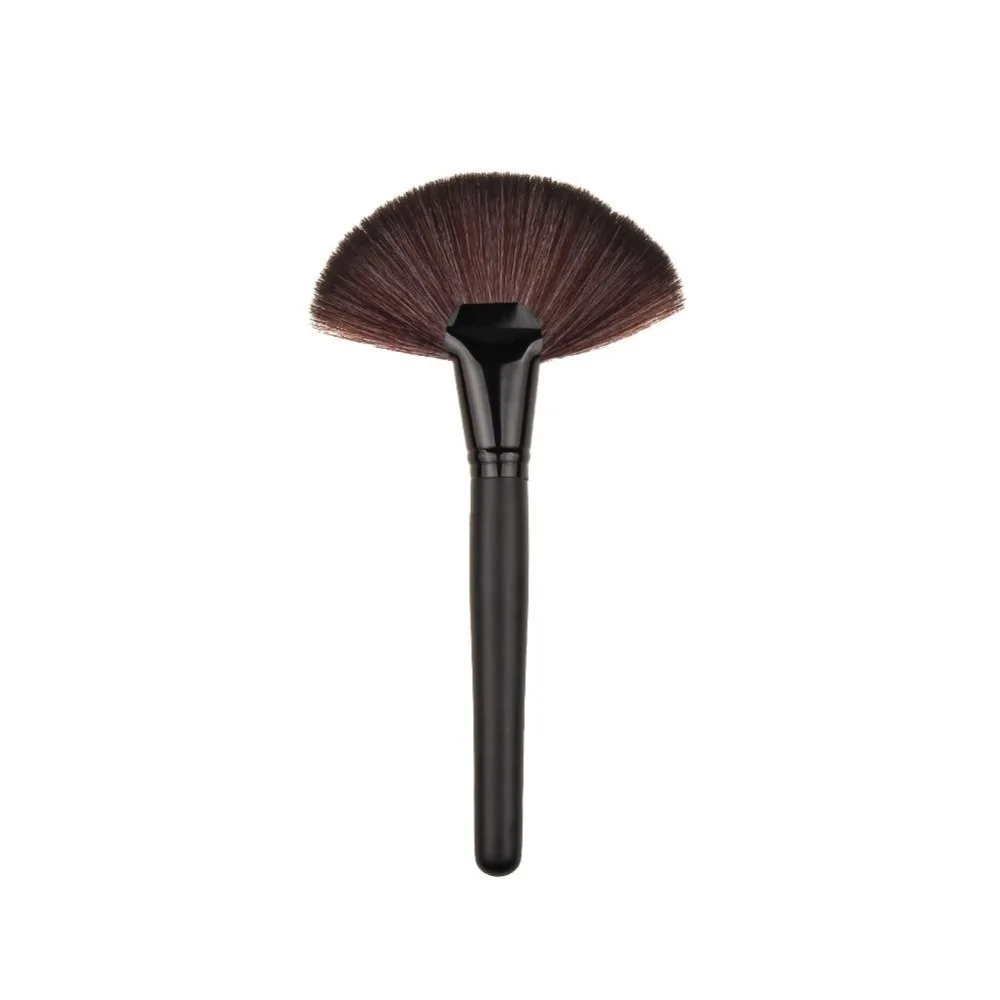 

Wholesale Excellent Fan-Shaped Handle Facial Brush Skin Care Makeup Tool Facial Concealer Makeup Brush 200pcs/lot free shipping