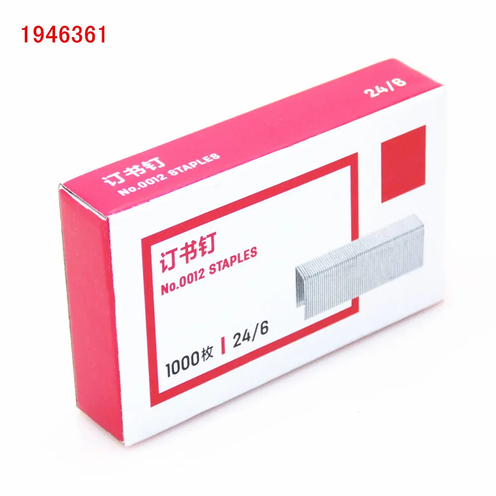 1000pcs High quality Staples USE STAPLES 24/6 Stapler School office stationery The best Staples