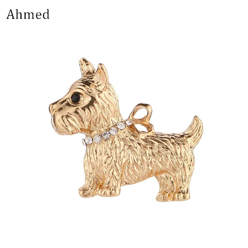أحمد-بروش جرو ذهبي اللون ، مجوهرات الأزياء ، سحر ، للجنسين ، تصميم جديد ، لطيف ، حيوان ، سترة ، إكسسوارات ، الحلي