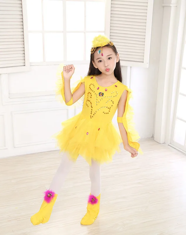 yellow chicken costume child animal party clothing children chicken costume chicken dance costume chicken dress for girls