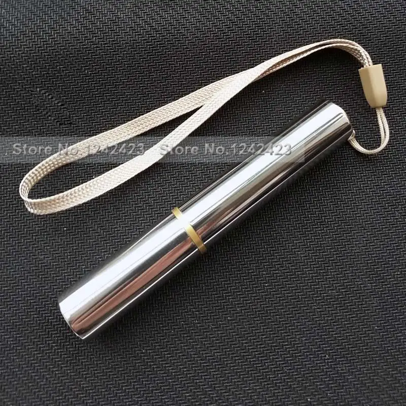 Stainless Steel MINI EDC Flashlight Torch  R3 260 Lumens 1-Mode multipurpose waterproof 10440 AAA flashlight