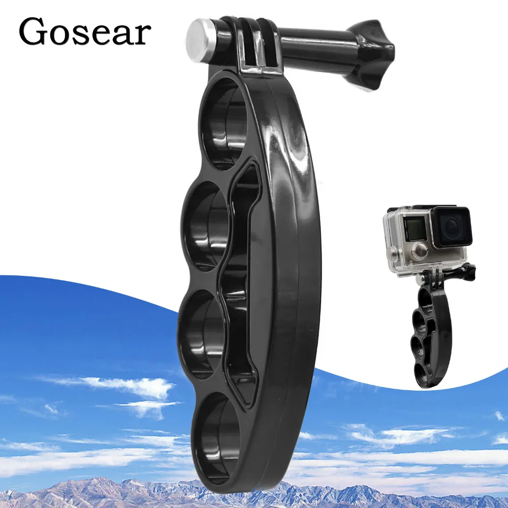 

Gosear Selfie Mount Ring Finger Grip Bracket Monopod for Gopro Hero 5 4 3 2 Xiaomi Yi 2 II 4K 4 K SJ Cam SJ5000 SJ6000 Eken H9