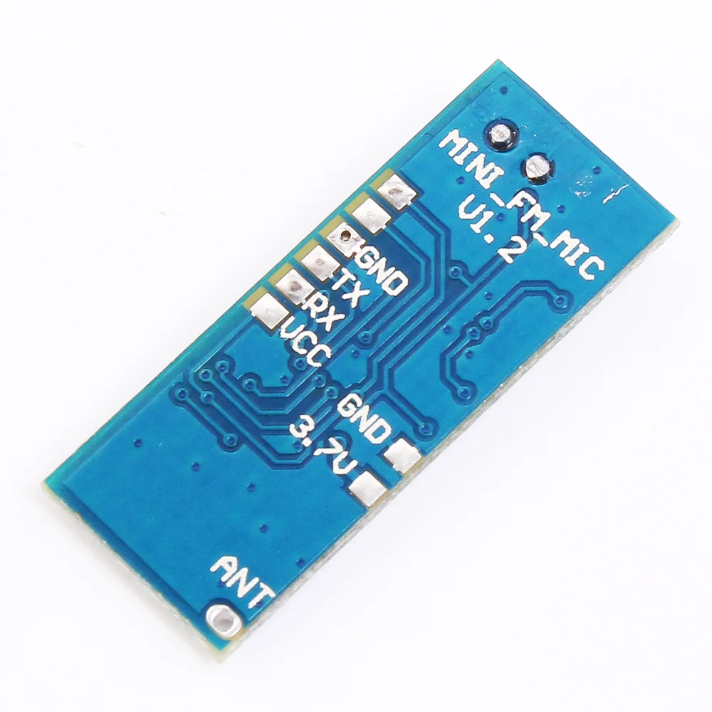 Mini FM Transmitter Module 76.0MHz-108.0MHz Single Channel Wireless Microphone Transmit Board Adjustable Sensitivity PLL DC 3-5V